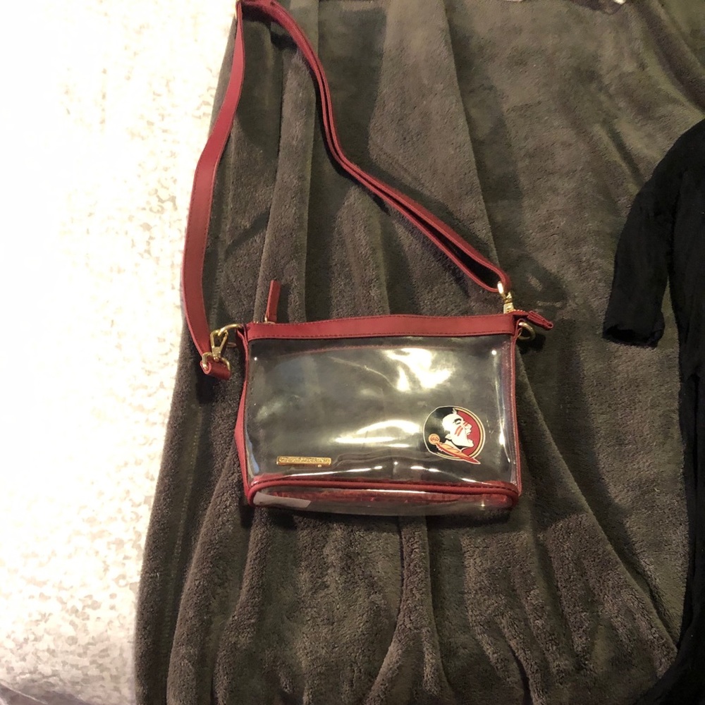 Clear tote for game day